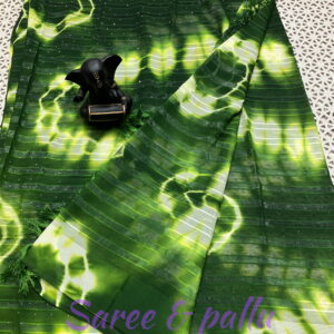 Chiffon Georgette Sarees with Computer Work Blouse